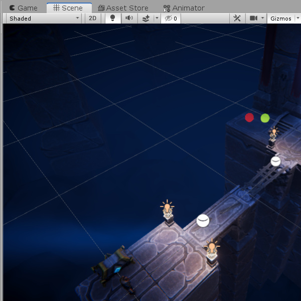 Example viewport of level